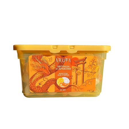 Капсулы для стирки ARUFA Капсулы для стирки с цветочным ароматом, 30 штук эрлим complex sw 400 мг 60 шт капсулы