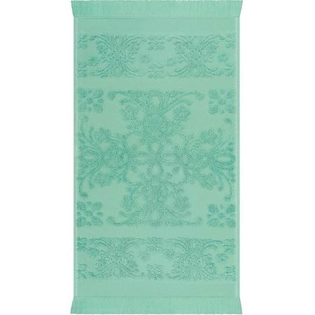 Полотенце ARYA HOME COLLECTION Полотенце Arya С Бахромой 50X90 Isabel Soft Аква покрывало egoist soft collection 200х220см сиреневое арт пsoft220сирен