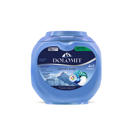 Капсулы для стирки MARABU Капсулы для стирки белья универсальные, 4 в 1, Горная свежесть эрлим complex sw 400 мг 60 шт капсулы