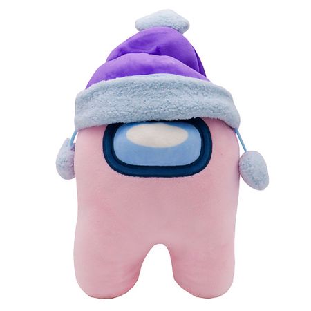 Мягкая игрушка AMONG US Плюшевая игрушка В ШАПКЕ 30 см плюшевая шапка atceawit для взрослых