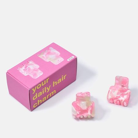 Набор заколок для волос KISIMI Заколки-крабики для волос Daily, размер XS для iveco daily 4x4 логотип daily iv v vi van camper кожаный автомобильный брелок из углеродного волокна с пряжкой в форме подковы ювелирные аксессуары