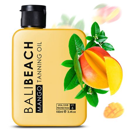 Масло для загара BALIBEACH Масло для загара на солнце и в солярии, аромат манго