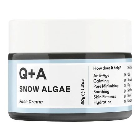 Крем для лица Q+A Увлажняющий крем для лица Snow Algae Face Cream игрушка ёлочная snow and stars неваляшка