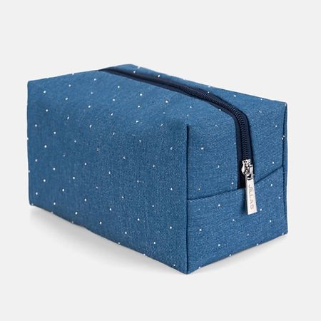 Косметичка JILLAS Косметичка джинсовая со стразами