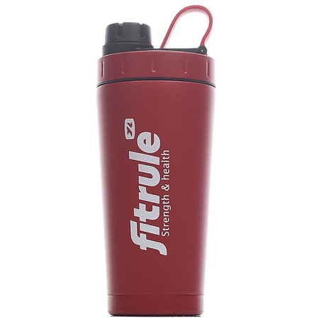 Шейкер FITRULE Шейкер Twist алюминиевый с крышкой, 700мл дозирующий шейкер mhw 3bomber 58мм