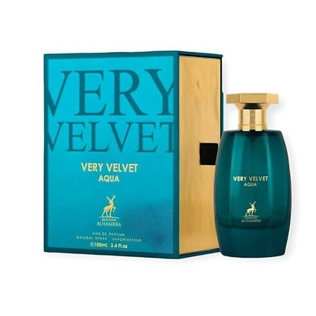 Парфюмерная вода MAISON ALHAMBRA Парфюмерная вода Very Velvet Aqua наволочка cotton velvet белая зебра