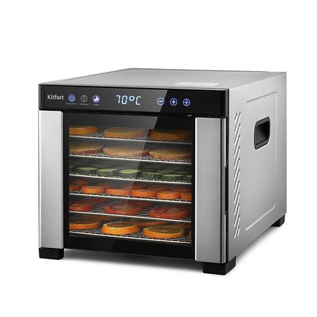 Сушилка для овощей KITFORT Сушилка для овощей и фруктов с УФ-лампой КТ-1916 miui соковыжималка для жарки овощей и фруктов