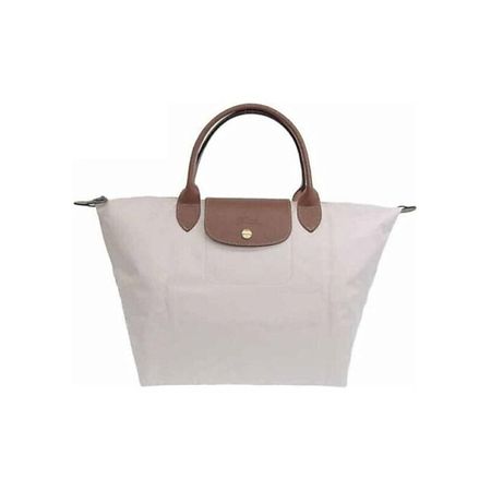 Сумка LONGCHAMP Сумка Le Pliage Canvas With Leather Canvas Bag Dumpling Bag Medium Size Women's Beige сумка burberry сумка stevie belt bag archive beige