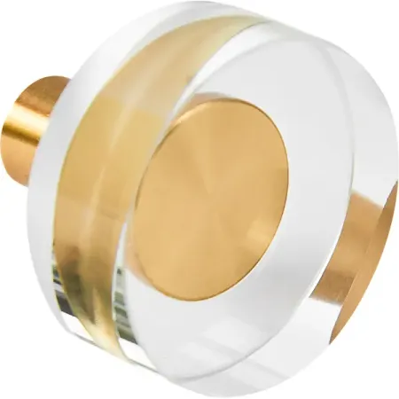 Ручка-кнопка мебельная Inspire ø30 мм, круг цвет прозрачный перьевая ручка chouxiongluwei 992 прозрачная белая