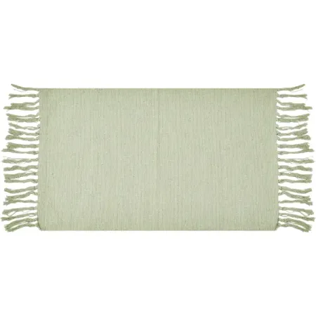 Коврик декоративный хлопок Solid Mat JBT-001-01 50x80 см цвет зеленый круглый льняной хлопковый коврик для тарелки