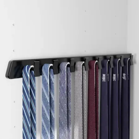 Вешалка для одежды выдвижная 51.4x4.8x4.2 см металл цвет черный руководство по созданию одежды для кукол nbyinto