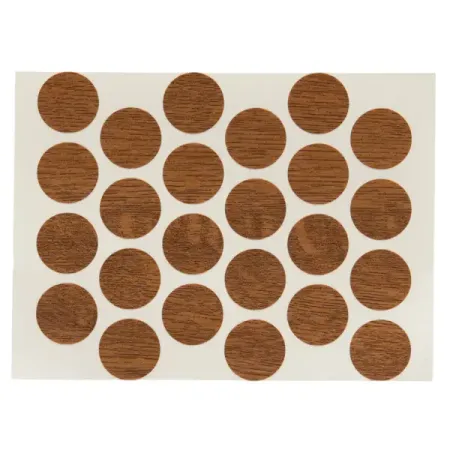 Заглушка самоклеящаяся H1181 ST37 ø20 мм цвет табак 24 шт. совершенно новый оригинальный автомобильный разъем 6098 4670 пластиковая заглушка детали корпуса