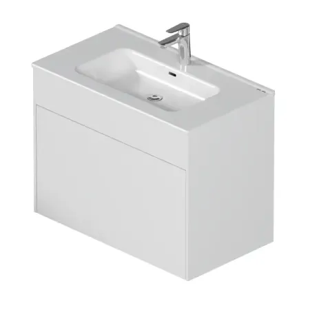 Тумба под раковину в ванную комнату AM.PM Drive подвесная 80 см цвет белый матовый устройство пусковое fubag drive 600 12b