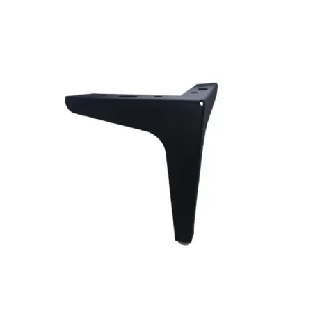 Ножка для мебели круглая 150x15 мм сталь цвет черная duoji электронные винты из углеродистой стали m2 m6 с черным покрытием