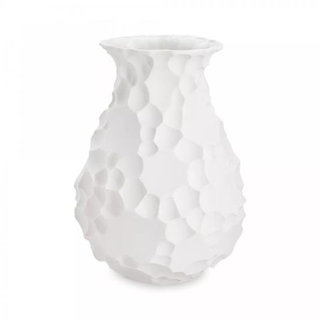 Ваза для цветов Home and Style Bridget белая матовая 30,5 см moonbiffy белая пластиковая ваза