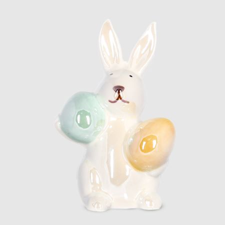 Кролик Crocus с 2 яйцами керамика 6,3x4,5x11 см