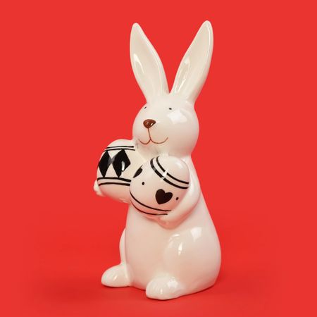 Кролик с яйцом Crocus керамика 8,5x7,2x18 см