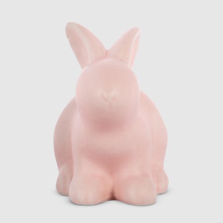 Кролик Crocus розовый керамика 11x6x9 см