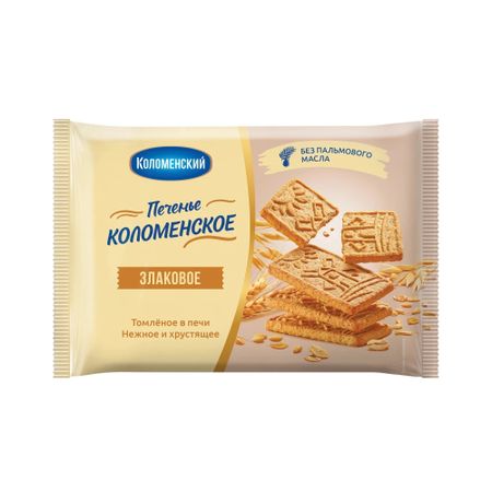 Печенье Коломенское Злаковое, 240 г хлопья гречневые геркулес 300 г