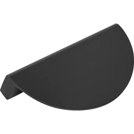 Мебельная ручка-профиль матовый черный 95 мм профиль для меб щита 4мм стык нерж ст матовый 0 6м