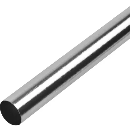 Штанга гладкая 240 см металл цвет хром