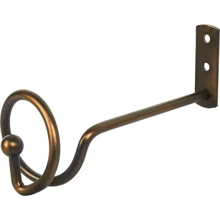 Держатель для штор 14.4 см металл цвет античная медь