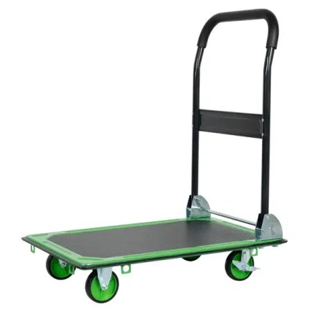 Тележка платформенная с ручкой стальная грузоподъемность 150 кг гайки с накатанной ручкой m3 m6