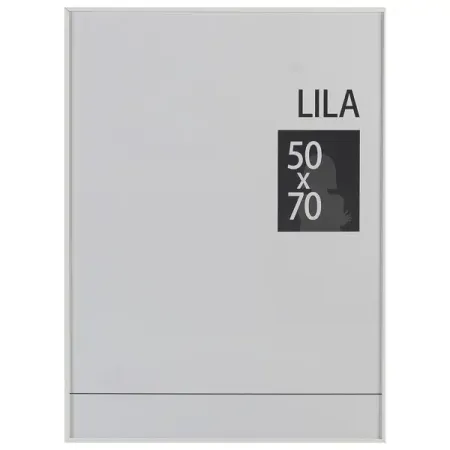 Рамка Lila 50x70 см цвет белый металлические рамки для картин   40x50 50x70 60x90 см