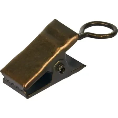 Прищепка-держатель для штор 2 см цвет античная медь рождественский держатель для штор