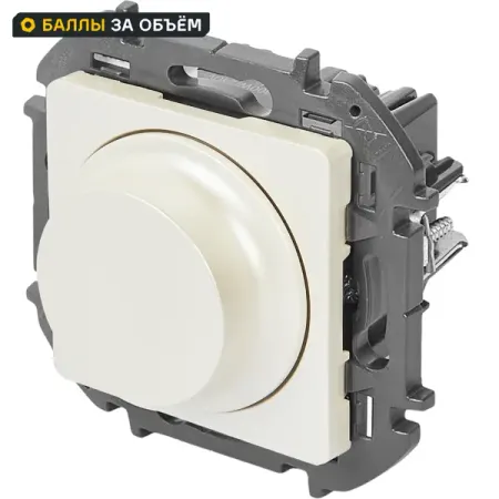 Диммер нажимной универсальный LED Lilian 300Вт без нейтрали жемчуг girier tuya zigbee умный диммер для led ламп 10а