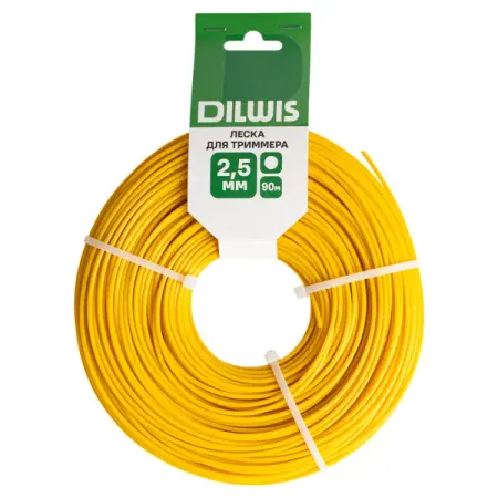 Леска DILWIS 2.5 мм 90 м карбюратор p19 p19 1 huayi подходит для бензиновых генераторов 2 3 квт