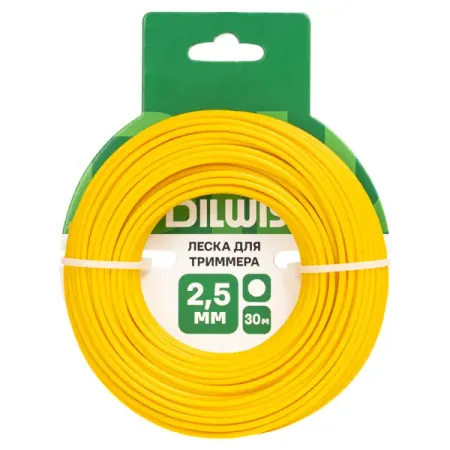 Леска DILWIS 2.5 мм 30 м карбюратор p19 p19 1 huayi подходит для бензиновых генераторов 2 3 квт