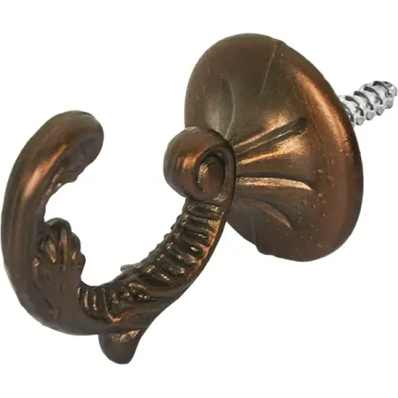 Держатель для штор 6.1 см металл античная медь цвет оранжевый 2 шт