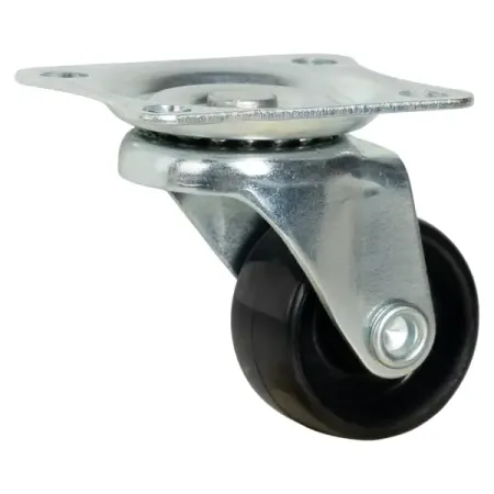 Мебельный ролик поворотный без тормоза 25 мм до 12 кг цвет черный 2 х пружина листового тормоза цепи haishine для husqvarna