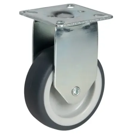 Мебельный ролик поворотный без тормоза 75 мм до 60 кг цвет серый 2 х пружина листового тормоза цепи haishine для husqvarna