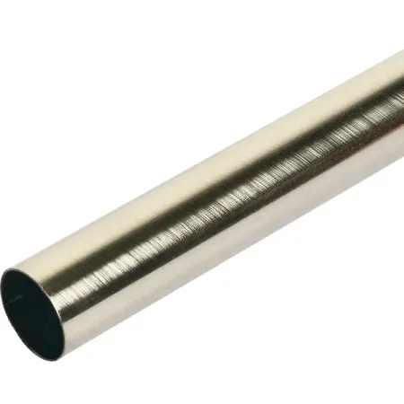 Штанга гладкая 200 см металл цвет хром