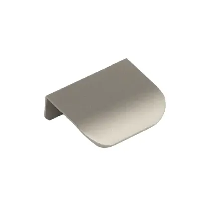 Мебельная ручка-профиль матовый никель 16 мм профиль для меб щита 4мм стык нерж ст матовый 0 6м