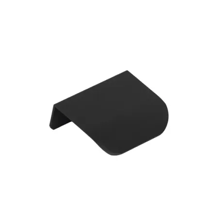 Мебельная ручка-профиль матовый черный 16 мм профиль для меб щита 4мм стык нерж ст матовый 0 6м