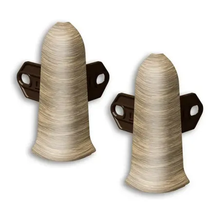 Угол наружный для плинтуса Ideal «Дуб Шуя» высота 70 мм 2 шт. плинтус ideal пвх дуб лоо 2200x70x22 мм