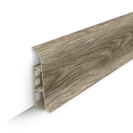 Плинтус Ideal ПВХ дуб конго 2200x70x22 мм