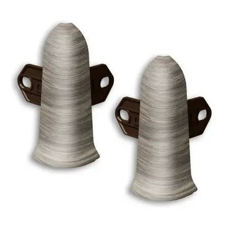 Угол наружный для плинтуса Ideal «Дуб Оккервиль» высота 70 мм 2 шт.