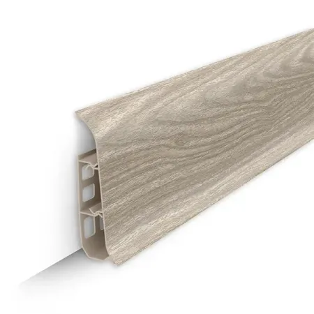 Плинтус Ideal ПВХ дуб нева 2200x70x22 мм