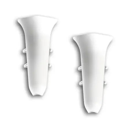 Угол внутренний для плинтуса Ideal «Белый» высота 70 мм 2 шт. плинтус ideal пвх белый 2200x70x22 мм