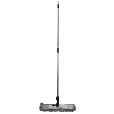 Швабра с плоской насадкой Inloran полипропилен с микрофиброй цвет серый 70-130 см запасные части для abirx6pro включает боковую щетку 4 шт фильтры hepa 2 шт швабра 3 шт