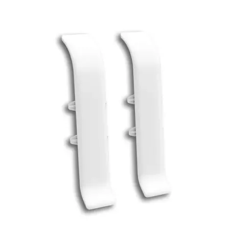 Соединитель для плинтуса Ideal «Белый» высота 70 мм 2 шт.