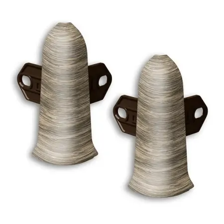 Угол наружный для плинтуса Ideal «Дуб Конго» высота 70 мм 2 шт.