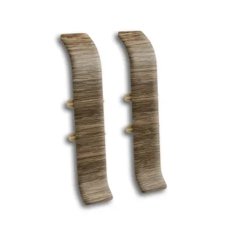 Соединитель для плинтуса Ideal «Дуб Лоренц» высота 70 мм 2 шт. плинтус ideal пвх дуб лоренц 2200x70x22 мм