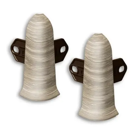 Угол наружный для плинтуса Ideal «Дуб Чедер» высота 70 мм 2 шт. плинтус ideal пвх дуб чедер 2200x70x22 мм