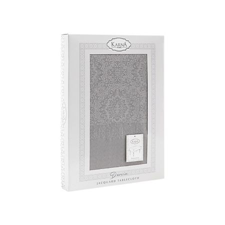 Скатерть KARNA Скатерть жаккард водонепроницаемая DARVIN прямоугольная водонепроницаемая наклейка с котом