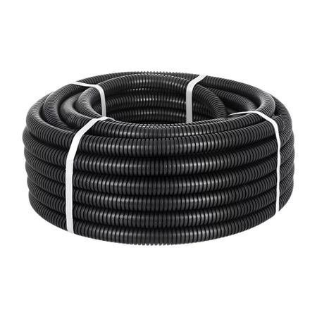 Труба гофрированная ПНД 16 мм Agis Profile тяжелая с зондом черная (100 м) (70.10.05.16.100) труба гофрированная пнд 16 мм тяжелая с зондом   100 м 070